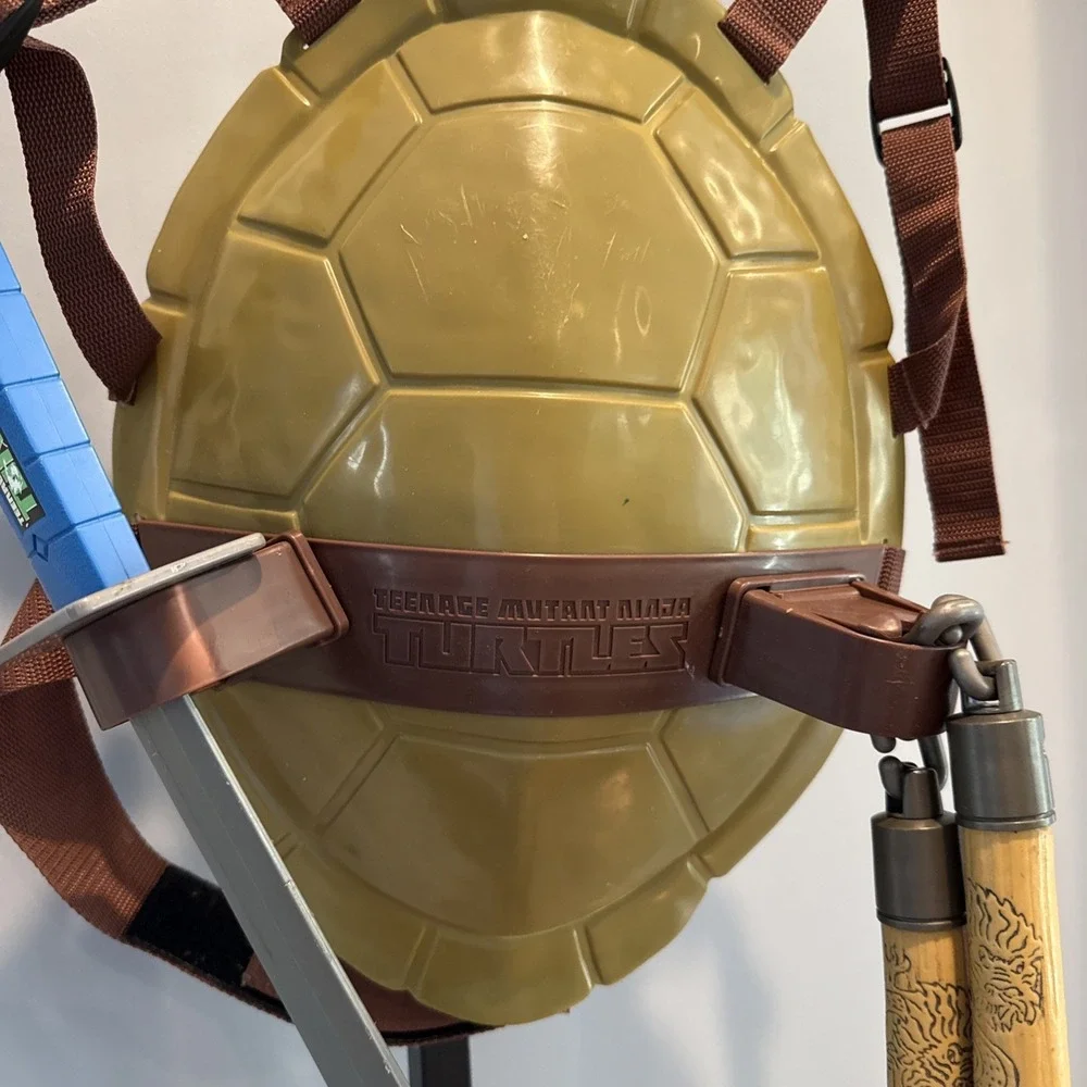 Teenage Mutant Ninja Turtles TMNT Shell Nunchucks Sword Costume Playmates 2013